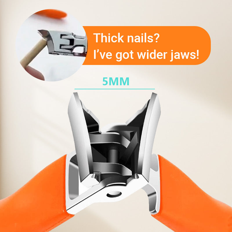 🔥HOT SALE🔥Wide Jaw Opening Anti-Splash Slanted Nail Clipper