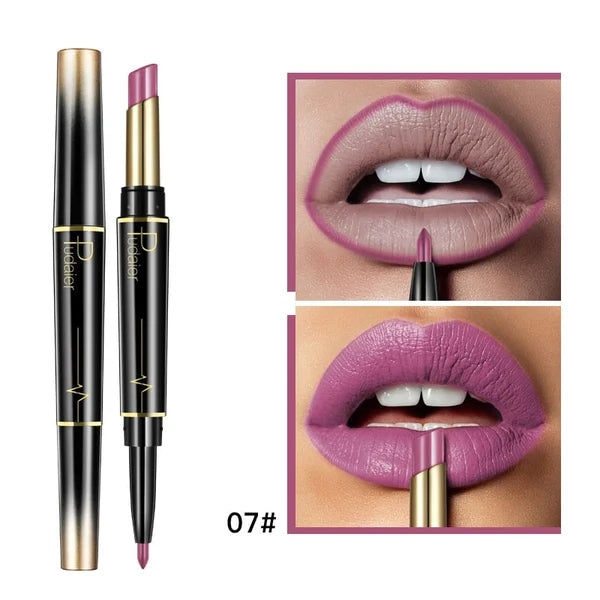 👄Hot Promotion 49% Off👄16 Color Long Lasting Lipstick Lipstick + Lip Liner Combo