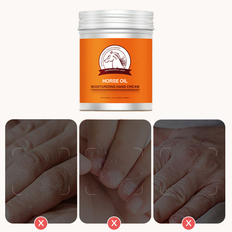 Scented Horse Oil Cream for Dry and Cracked Skin