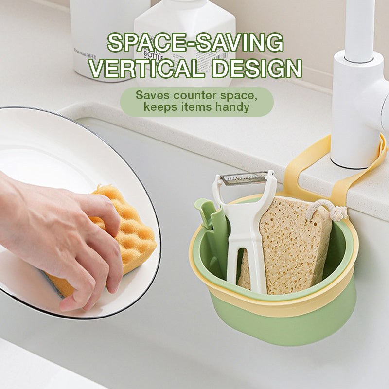 2-in-1 Hanging Sink Strainer Basket
