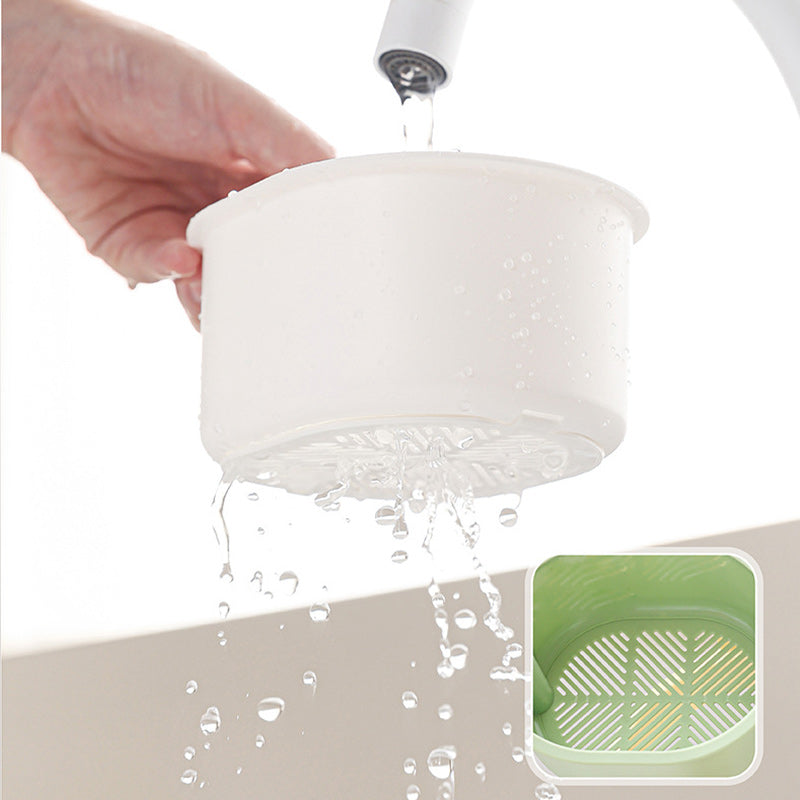 2-in-1 Hanging Sink Strainer Basket