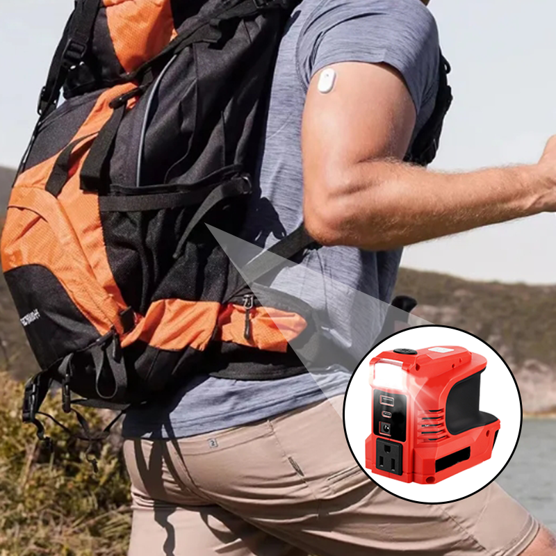 Compact DC to AC Inverter - Suitable for cars, motorhomes, outdoor use, and summer houses
