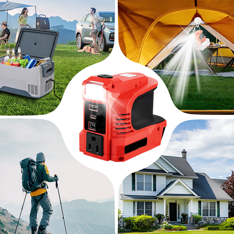 Compact DC to AC Inverter - Suitable for cars, motorhomes, outdoor use, and summer houses