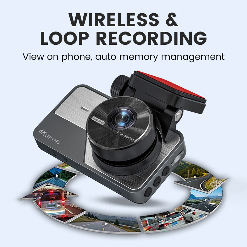 📹 50% OFF NOW! ✨ 4K Ultra HD Car Dashcam - Night Vision & Loop Recording with WiFi and Mobile App Connectivity 🚗🌙