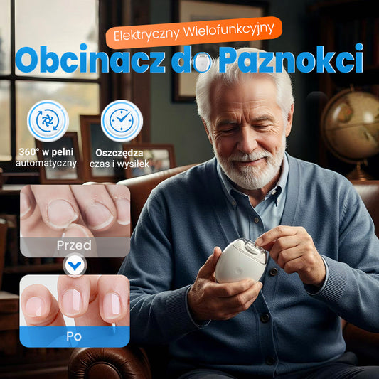 😁 Kup 1 i otrzymaj 1 gratis 🎉 Uniwersalny Automatyczny Pilnik do Paznokci dla Dorosłych i Dzieci
