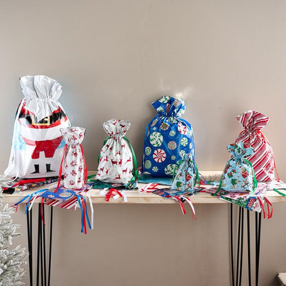 🎄Christmas Sales 49% OFF🎁Drawstring Christmas Gift Bags (Biodegradable)