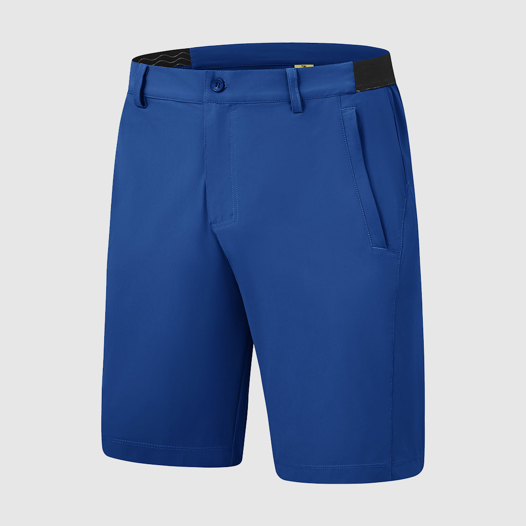 Calções de golfe casuais para homem elásticos e de secagem rápida