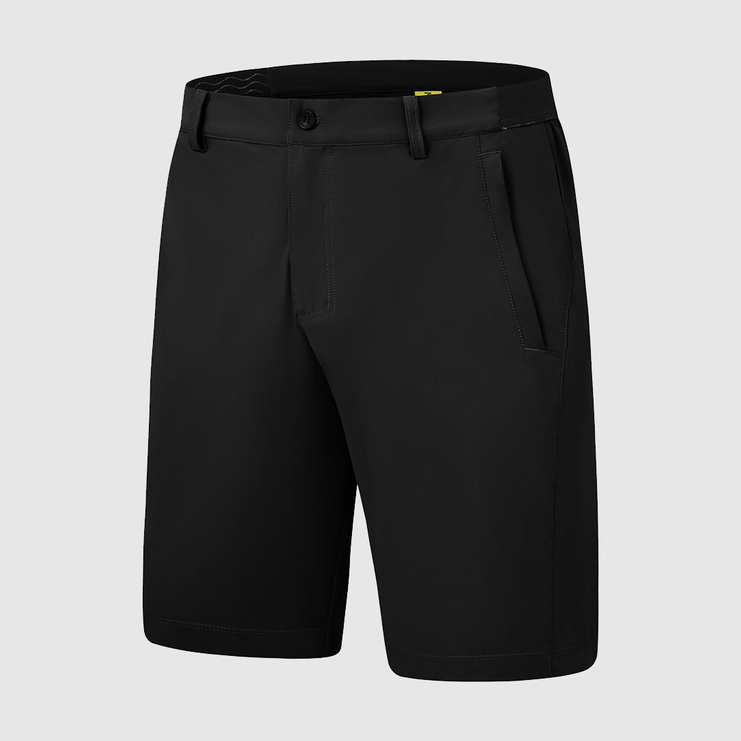 Calções de golfe casuais para homem elásticos e de secagem rápida