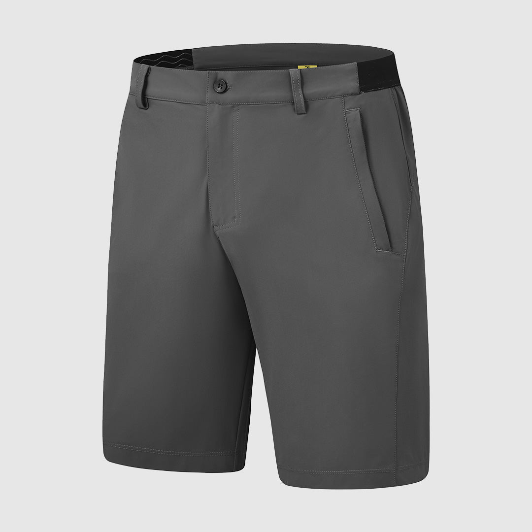 Calções de golfe casuais para homem elásticos e de secagem rápida