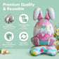 🎁Πασχαλινές εκπτώσεις Early Bird🐰Giant 3D Standing Bunny Balloon Αυτοφερόμενο εορταστικό κέφι