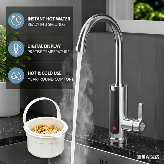 🔥Oferta ograniczona czasowo na Czarny Piątek – 50% zniżki🔥 👩‍🍳Bateria z bezzbiornikowym podgrzewaczem wody