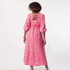 🏖️Promoção de Verão: 50% de DESCONTO!!🎀Vestido estampado com decote em V para mulher