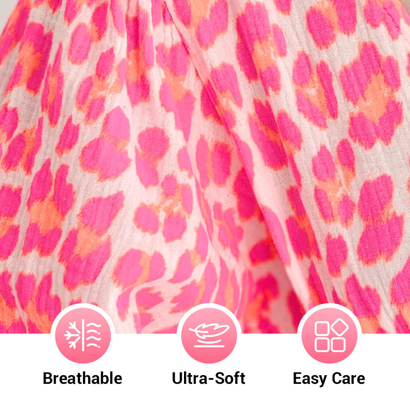 🏖️Promoção de Verão: 50% de DESCONTO!!🎀Vestido estampado com decote em V para mulher