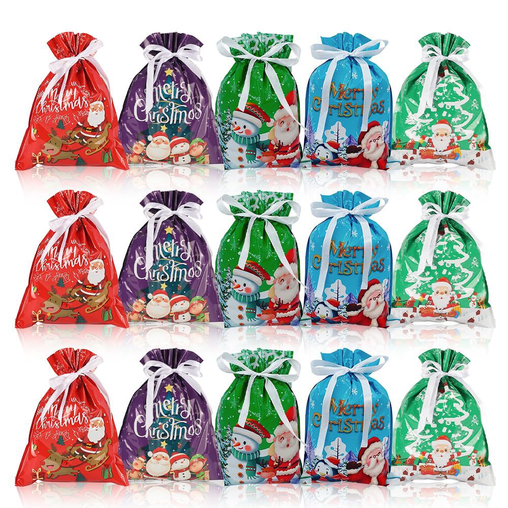 🎄Christmas Sales 49% OFF🎁Drawstring Christmas Gift Bags (Biodegradable)