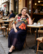 👗Vestidos florais elegantes para mulheres plus size