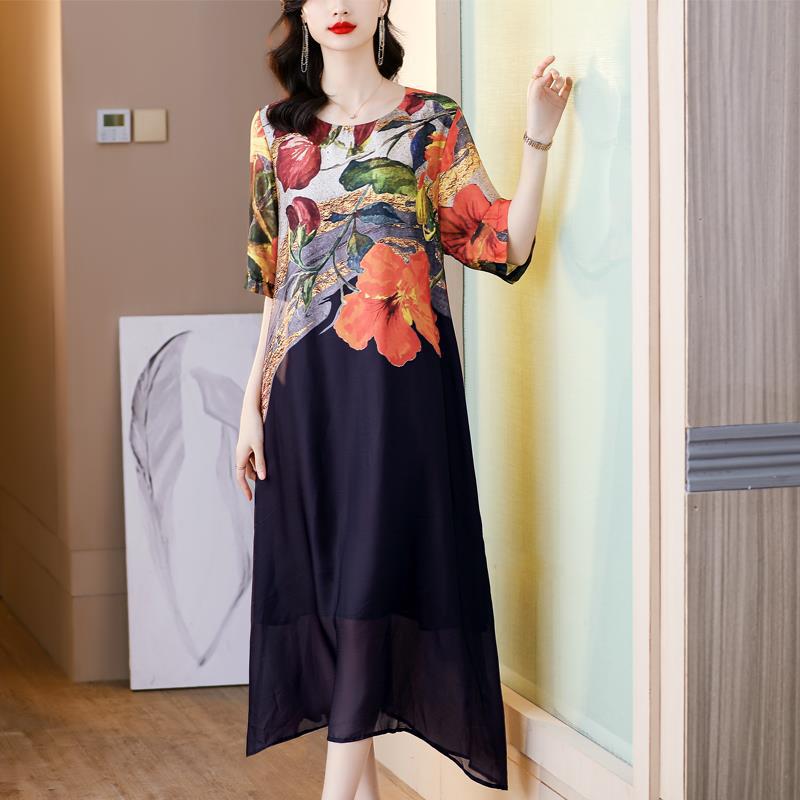 👗Vestidos florais elegantes para mulheres plus size