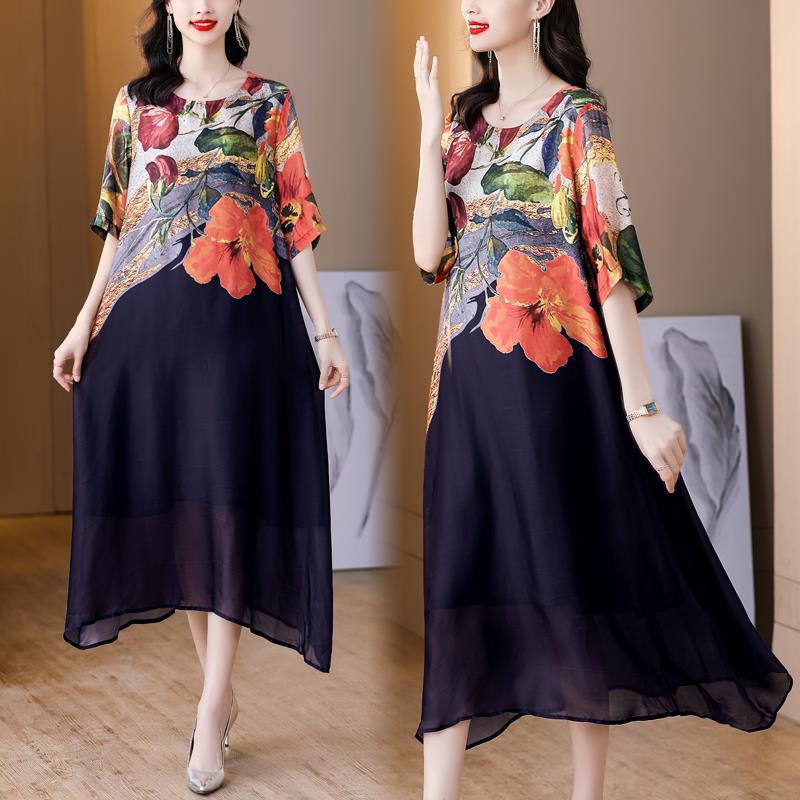 👗Vestidos florais elegantes para mulheres plus size
