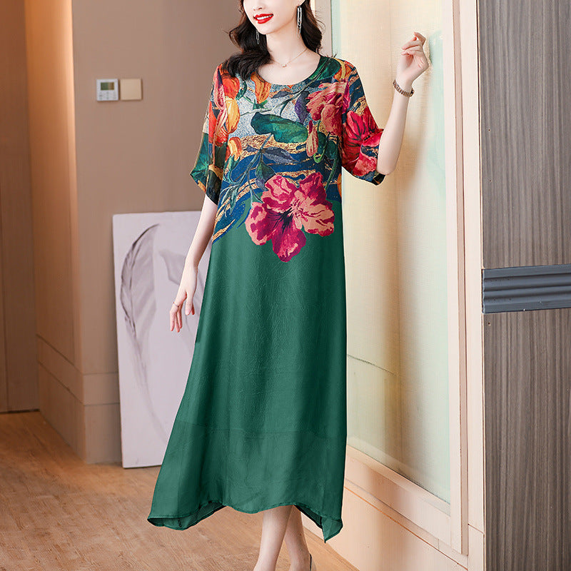 👗Vestidos florais elegantes para mulheres plus size