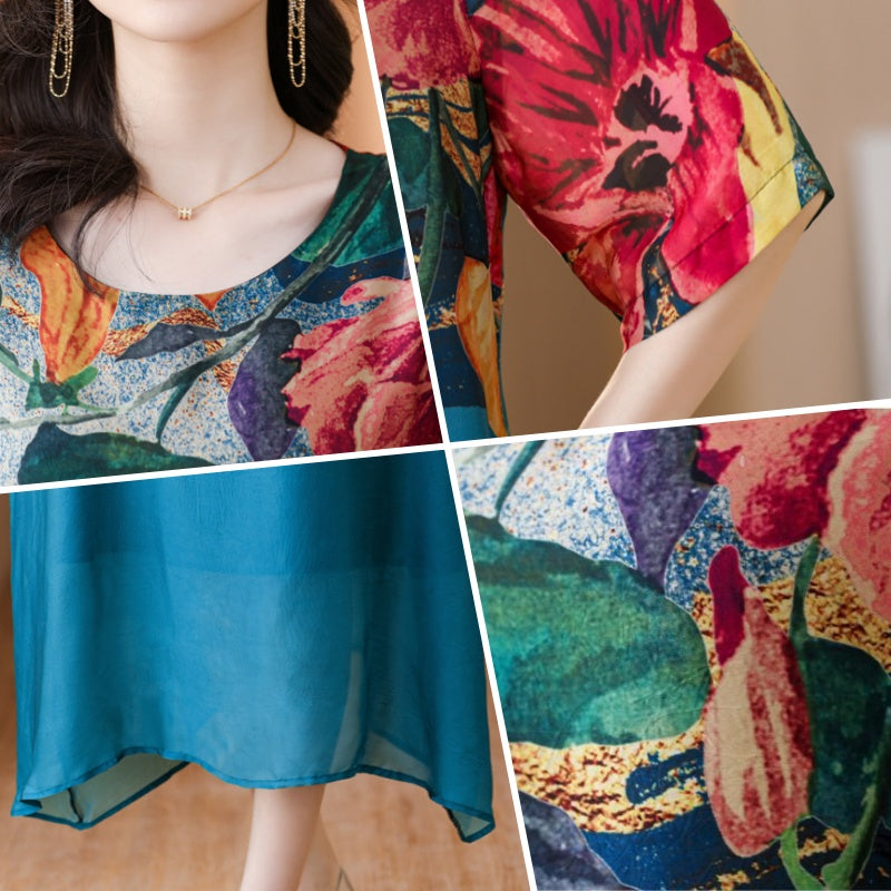 👗Vestidos florais elegantes para mulheres plus size