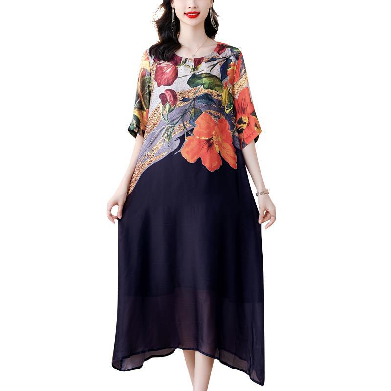 👗Vestidos florais elegantes para mulheres plus size