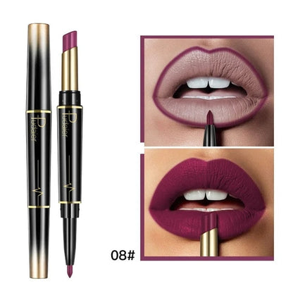 👄Hot Promotion 49% Off👄16 Color Long Lasting Lipstick Lipstick + Lip Liner Combo