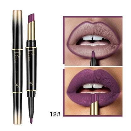 👄Hot Promotion 49% Off👄16 Color Long Lasting Lipstick Lipstick + Lip Liner Combo