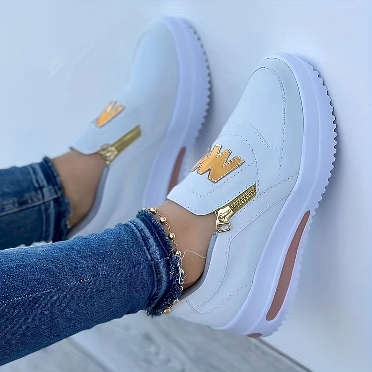 💎 Ténis ortopédicos com plataforma para mulher – Apoio triplo do arco, sola antiderrapante e conforto ao andar descalça 🥿👣
