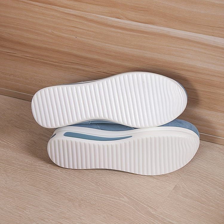 💎 Ténis ortopédicos com plataforma para mulher – Apoio triplo do arco, sola antiderrapante e conforto ao andar descalça 🥿👣