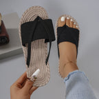 Chinelos de verão casuais e confortáveis para mulher