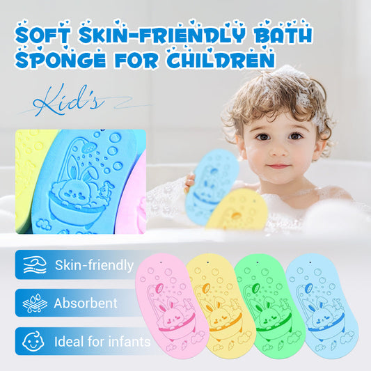 Soft Skin-Friendly Bath Sponge for Children