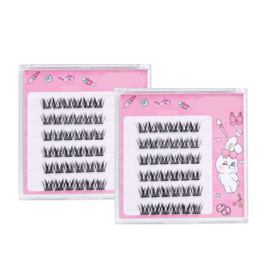 False Eyelashes with Self-Adhesive