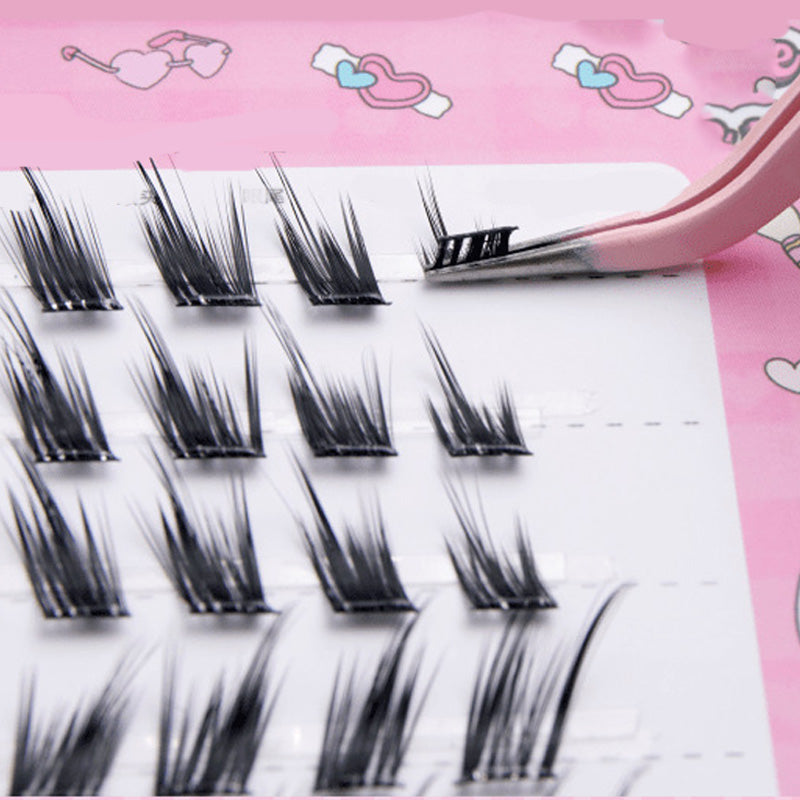 False Eyelashes with Self-Adhesive