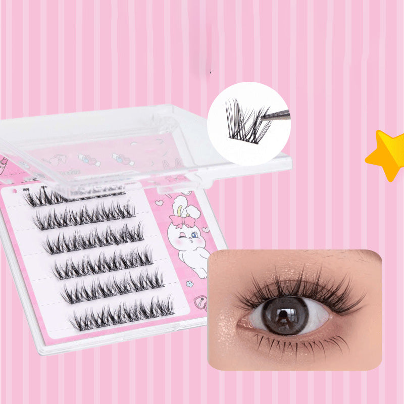 False Eyelashes with Self-Adhesive