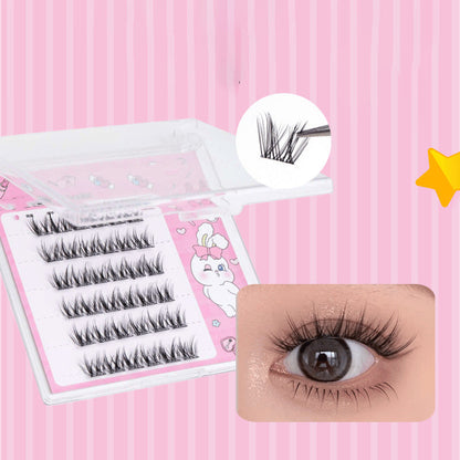 False Eyelashes with Self-Adhesive