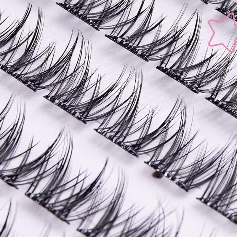 False Eyelashes with Self-Adhesive
