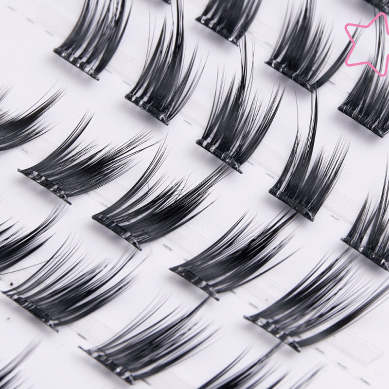 False Eyelashes with Self-Adhesive