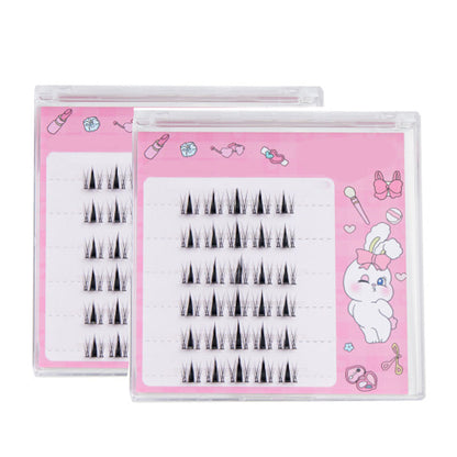 False Eyelashes with Self-Adhesive
