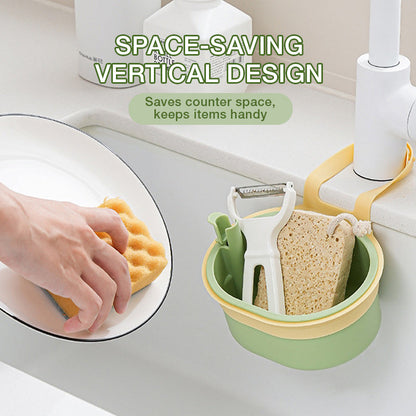 2-in-1 Hanging Sink Strainer Basket