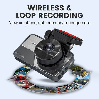 📹 50% OFF NOW! ✨ 4K Ultra HD Car Dashcam - Night Vision & Loop Recording with WiFi and Mobile App Connectivity 🚗🌙