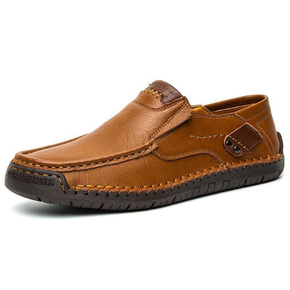 💎47% OFF! 💎 Classic Men’s Slip-On Leather Shoes – Premium Calfskin, All-Day Comfort & Effortless Style