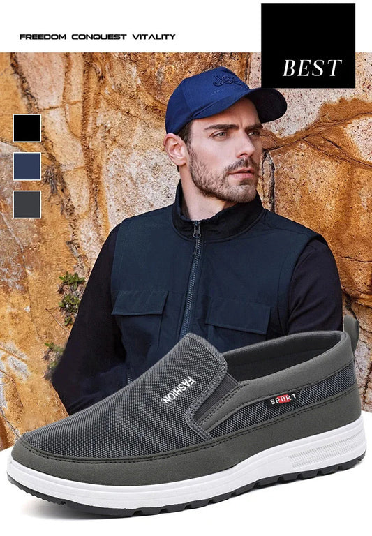 Männer-Rutschfest-Stoff-Freizeitschuhe