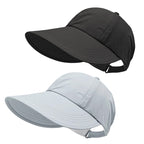🧢  Chapéu de sol de aba larga para mulher – Proteção UV, tecido de secagem rápida e conforto respirável 🌊