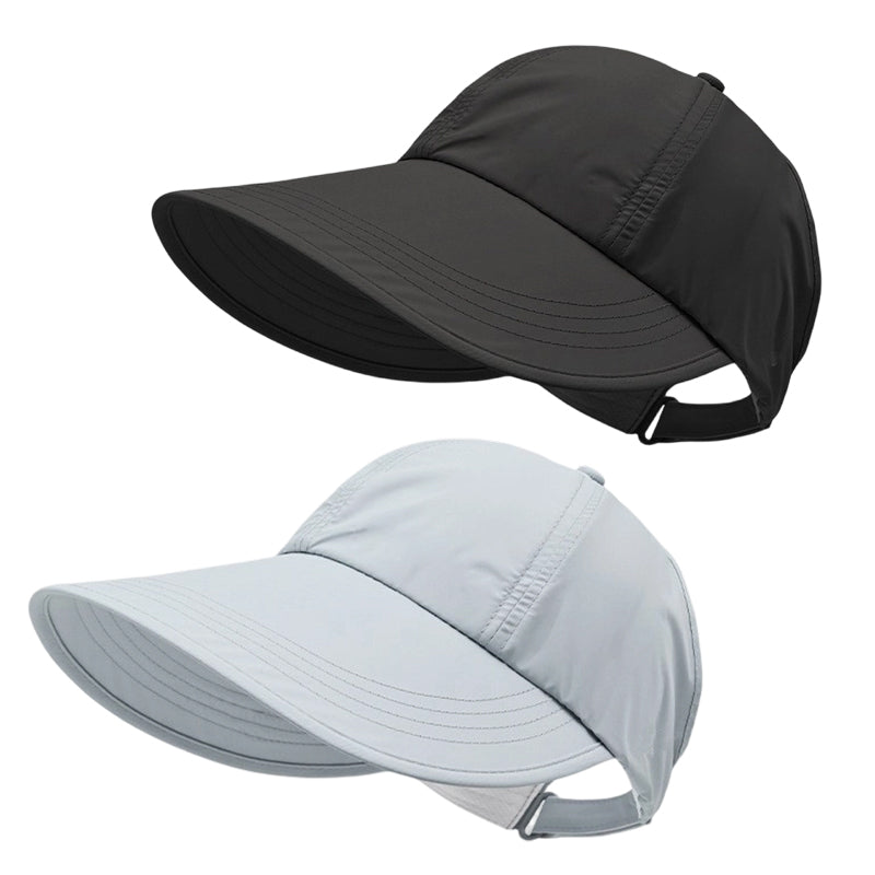 🧢  Chapéu de sol de aba larga para mulher – Proteção UV, tecido de secagem rápida e conforto respirável 🌊