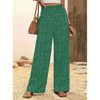 💗ÚLTIMO DIA DE PROMOÇÃO: 50% DE DESCONTO⏰Calças largas de cintura alta com smock para mulher👖