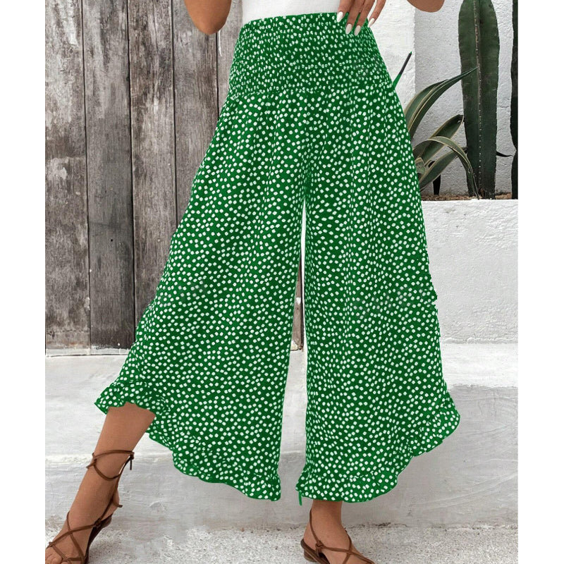 🔥 50 % de desconto hoje! Calças largas de cintura alta para mulher – Esbeletantes, confortáveis e elegantes