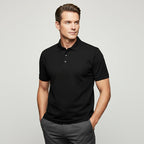 Camiseta masculina de manga curta com gola e secagem rápida