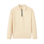 Conjunto de sweatshirt para homem com textura waffle e calça reta