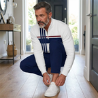 Conjunto de homem com estampado gráfico – camisola e calças