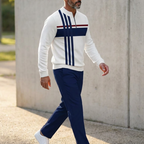 Conjunto de homem com estampado gráfico – camisola e calças