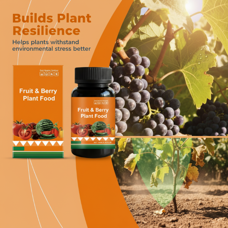 Fertilizante para plantas de frutos e bagas